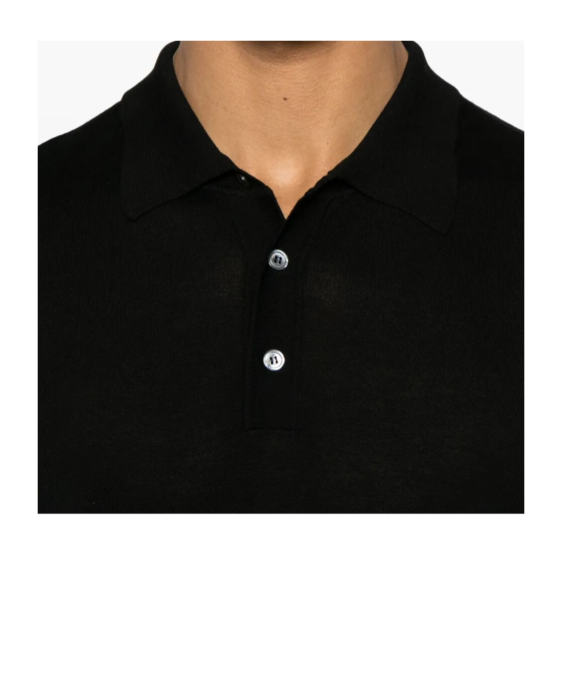 Roberto Collina Basic Polo T-shirt In Black