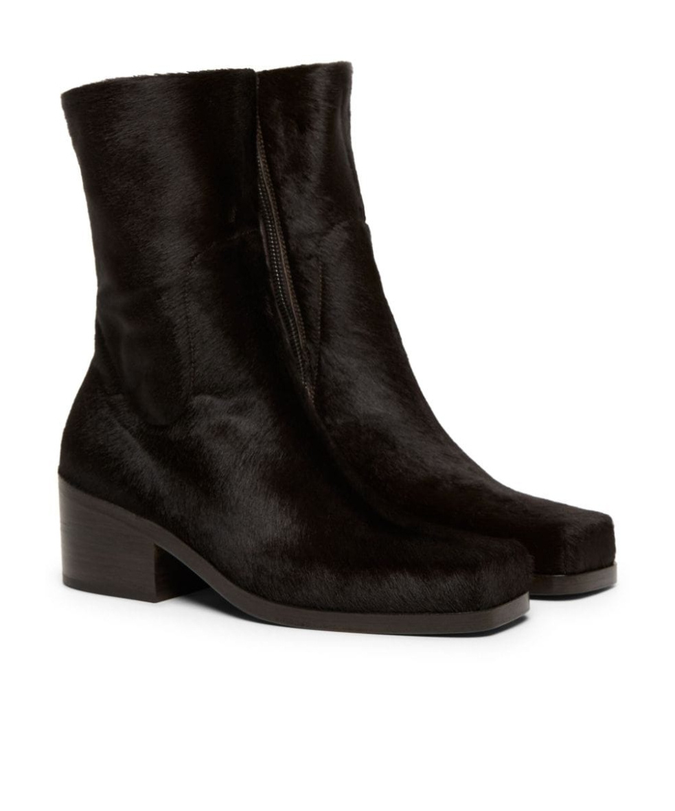 Marsèll Thick Heeled Short Boots In Black