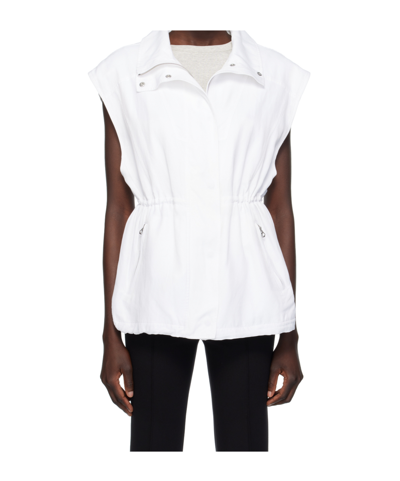 Rag & Bone White Monica Vest