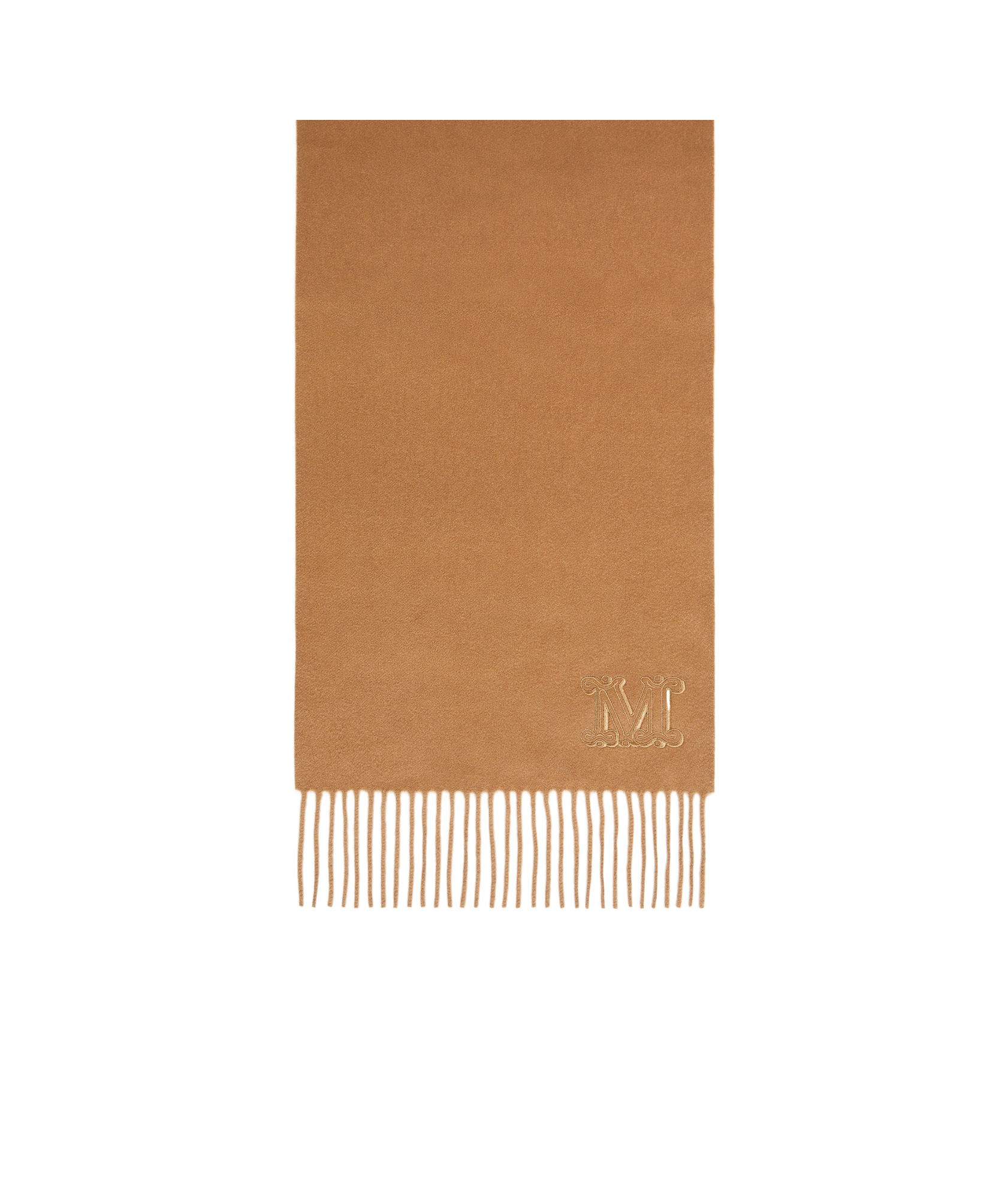 Max Mara Monogram-embroidered Cashmere Stole