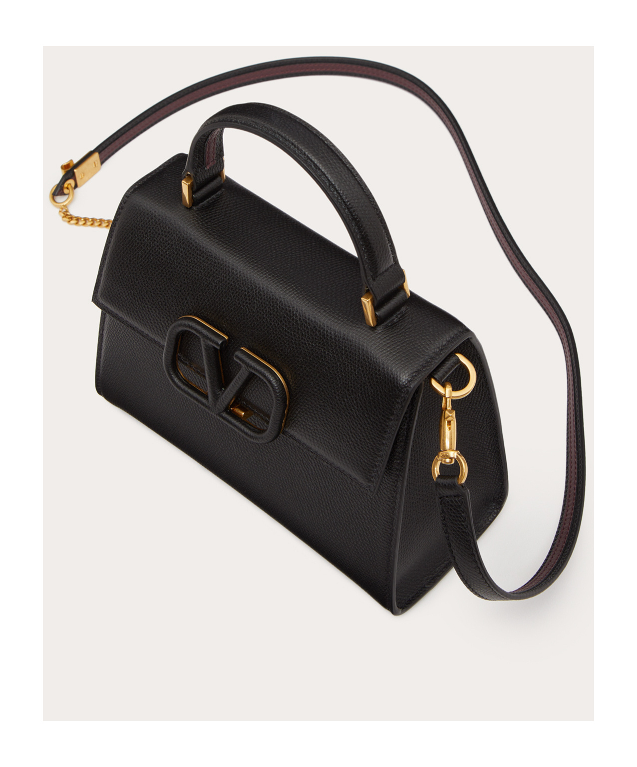Valentino Vsling Tote Bag In Black