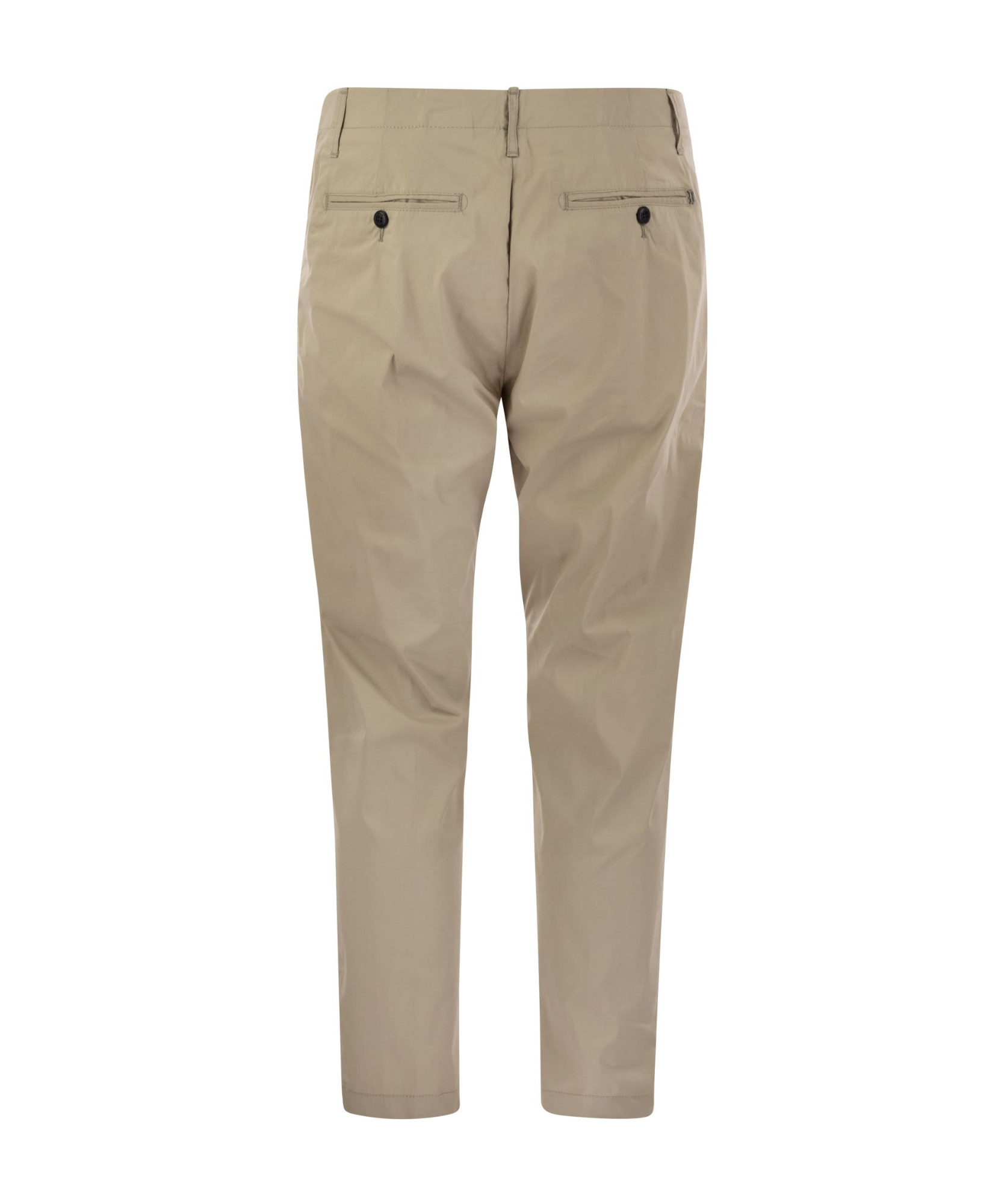 Dondup Pleated-pocket Trousers In Nude