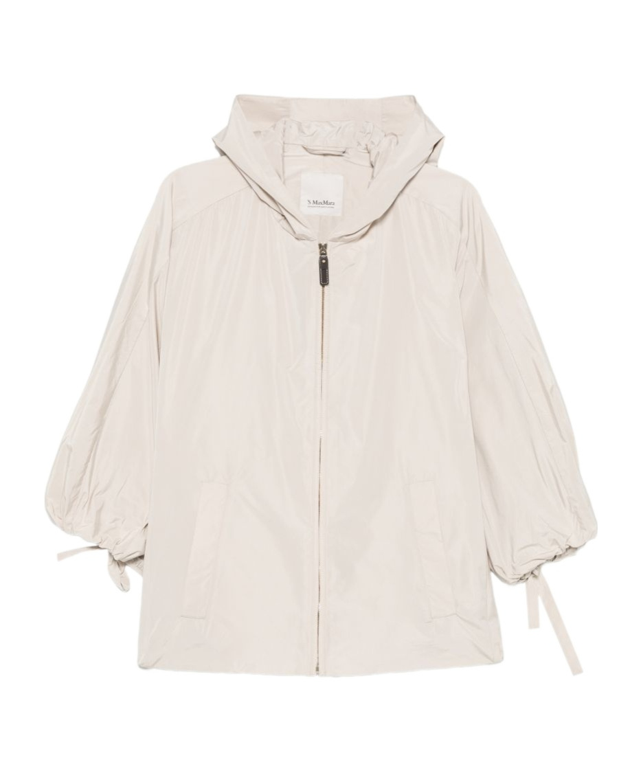 Max Mara Long-sleeved Casual Jacket In White