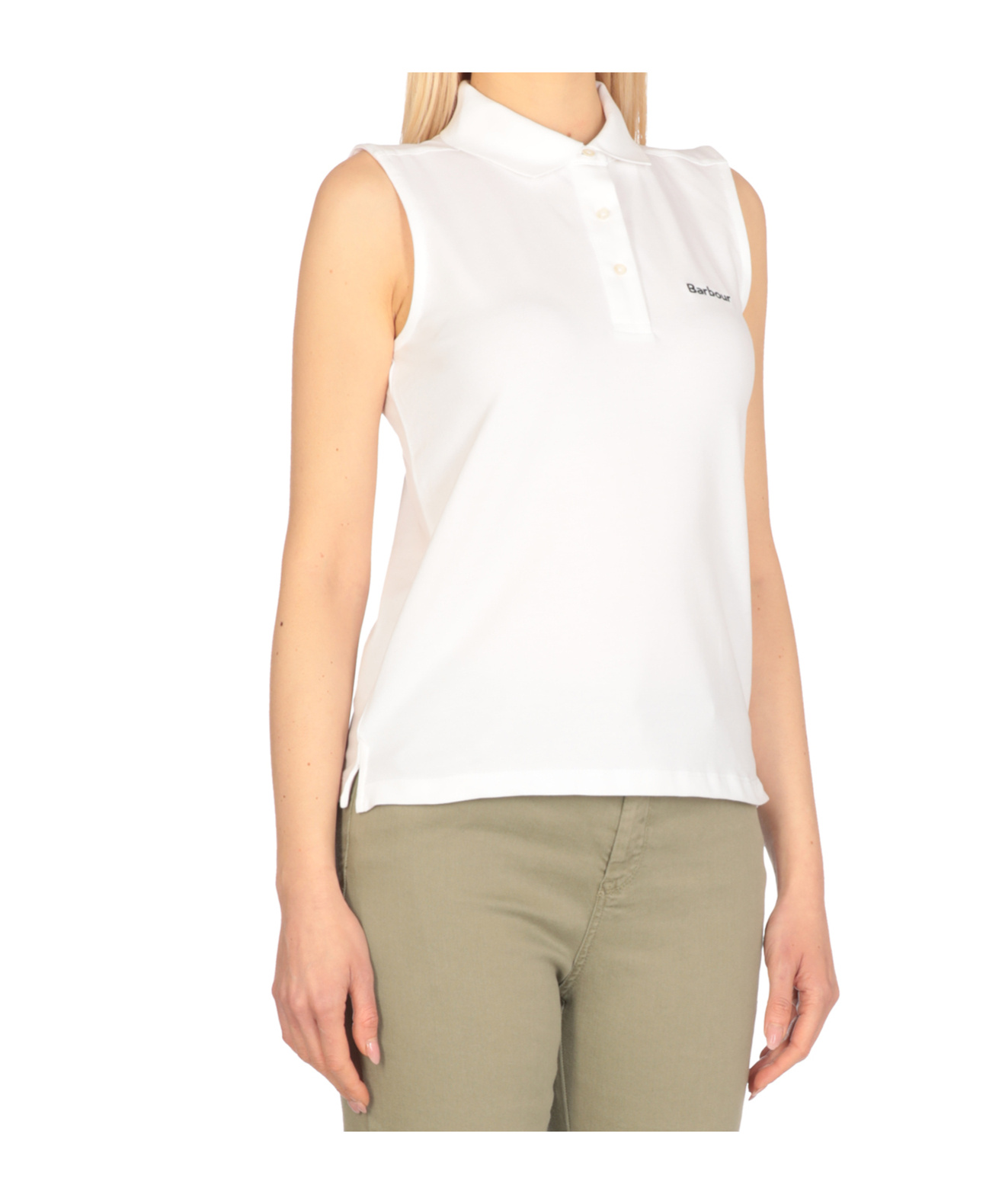 BARBOUR SLEEVELESS POLO SHIRT