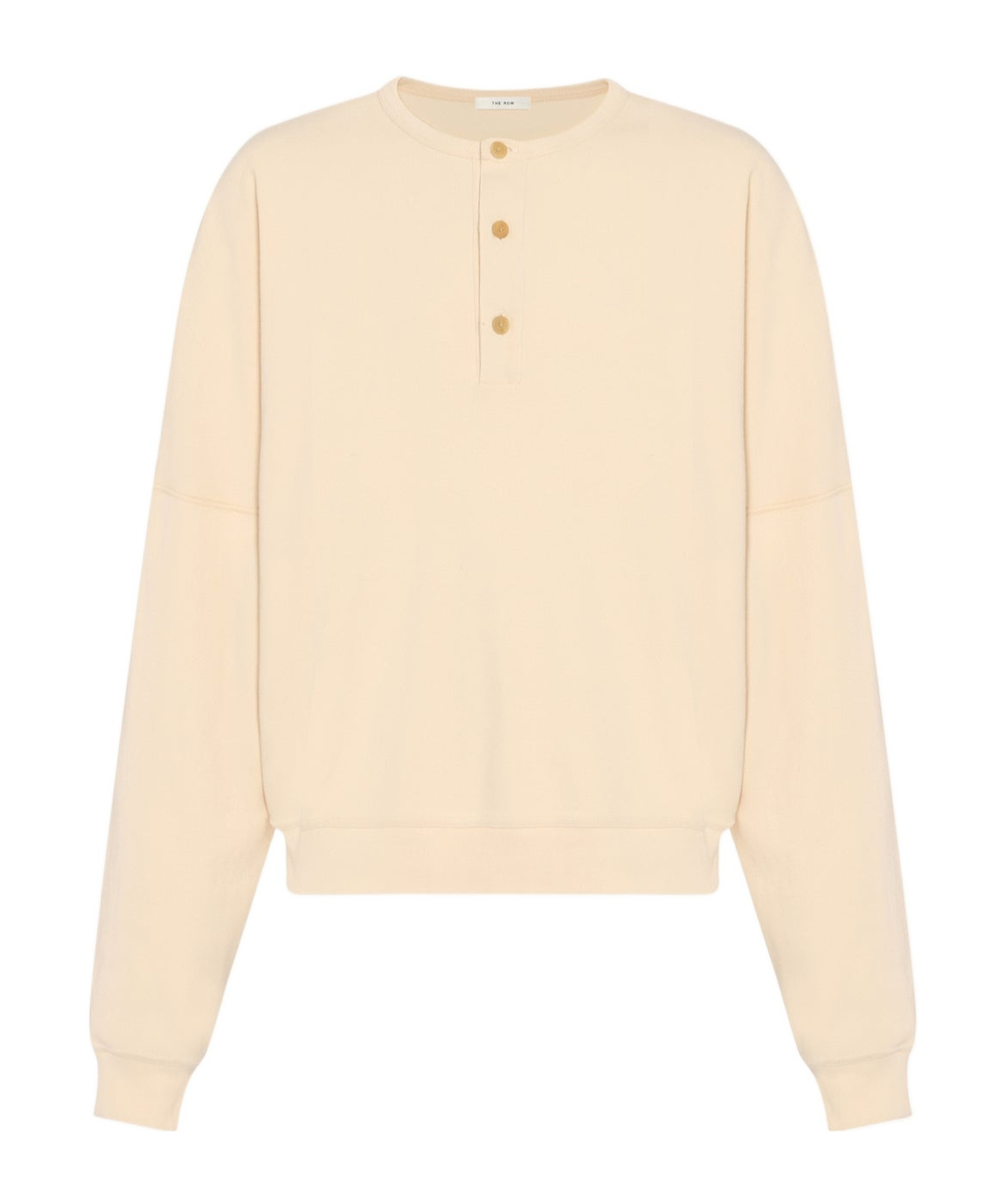 The Row Greto Cotton Sweatshirt In Neutral