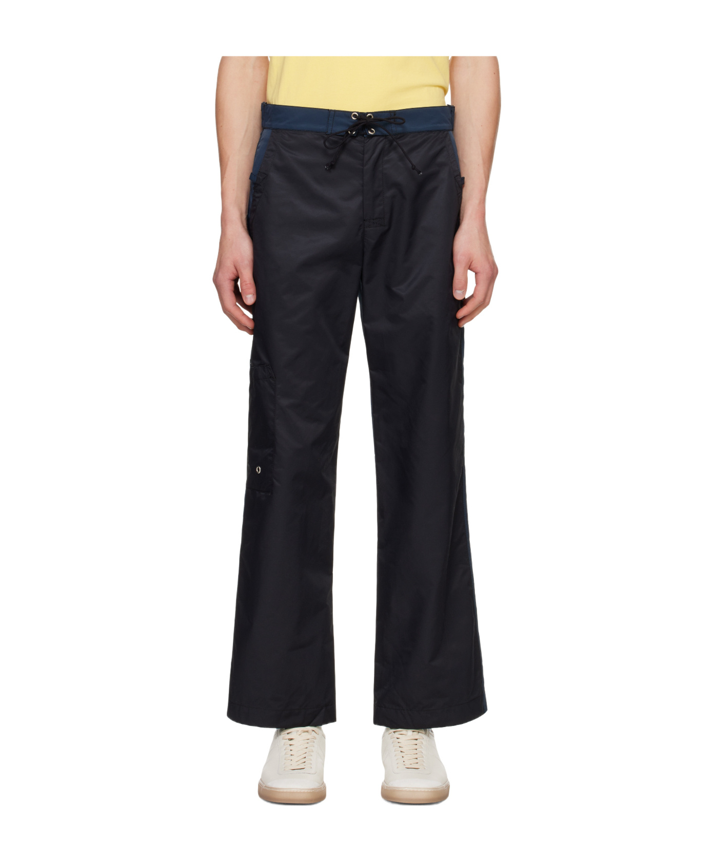 Gimaguas Drawstring Casual Pants In Black