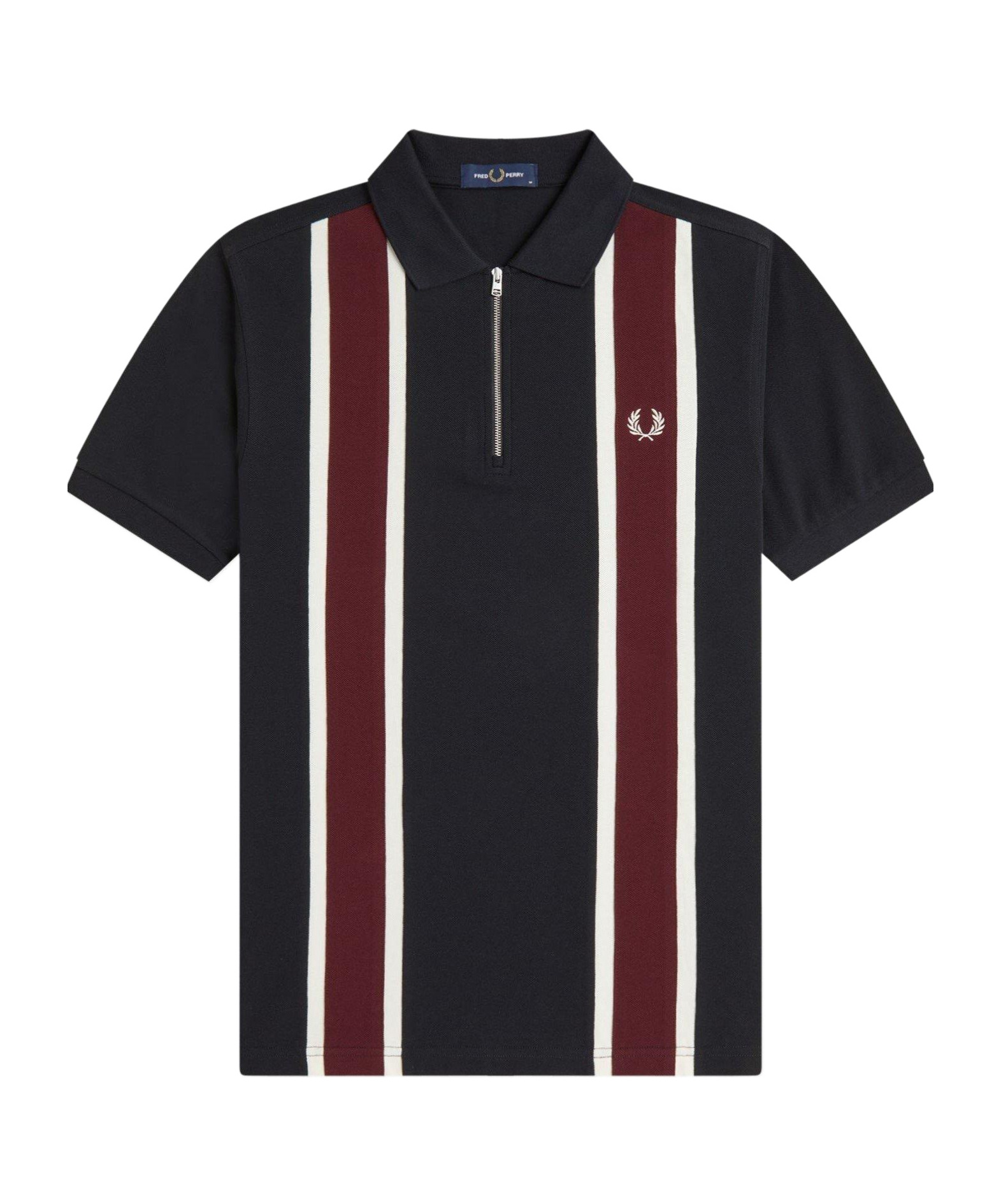 Fred Perry Short Sleeve Polo Shirt In Black