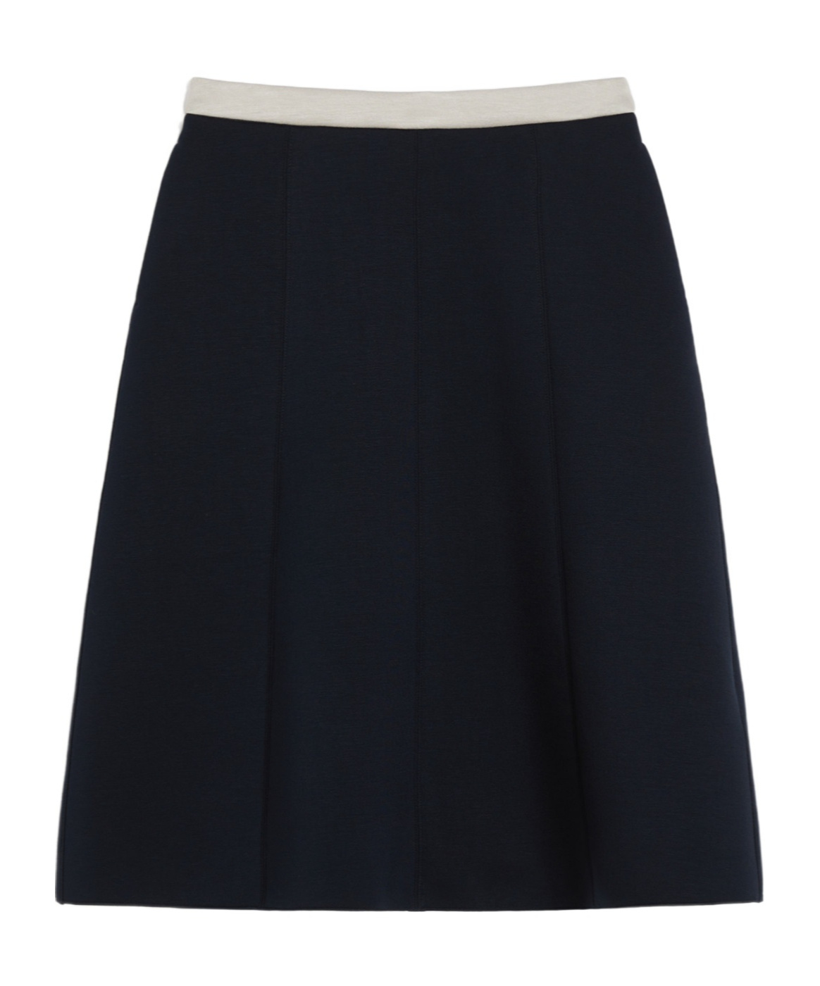 Max Mara Pleated Jersey Skirt