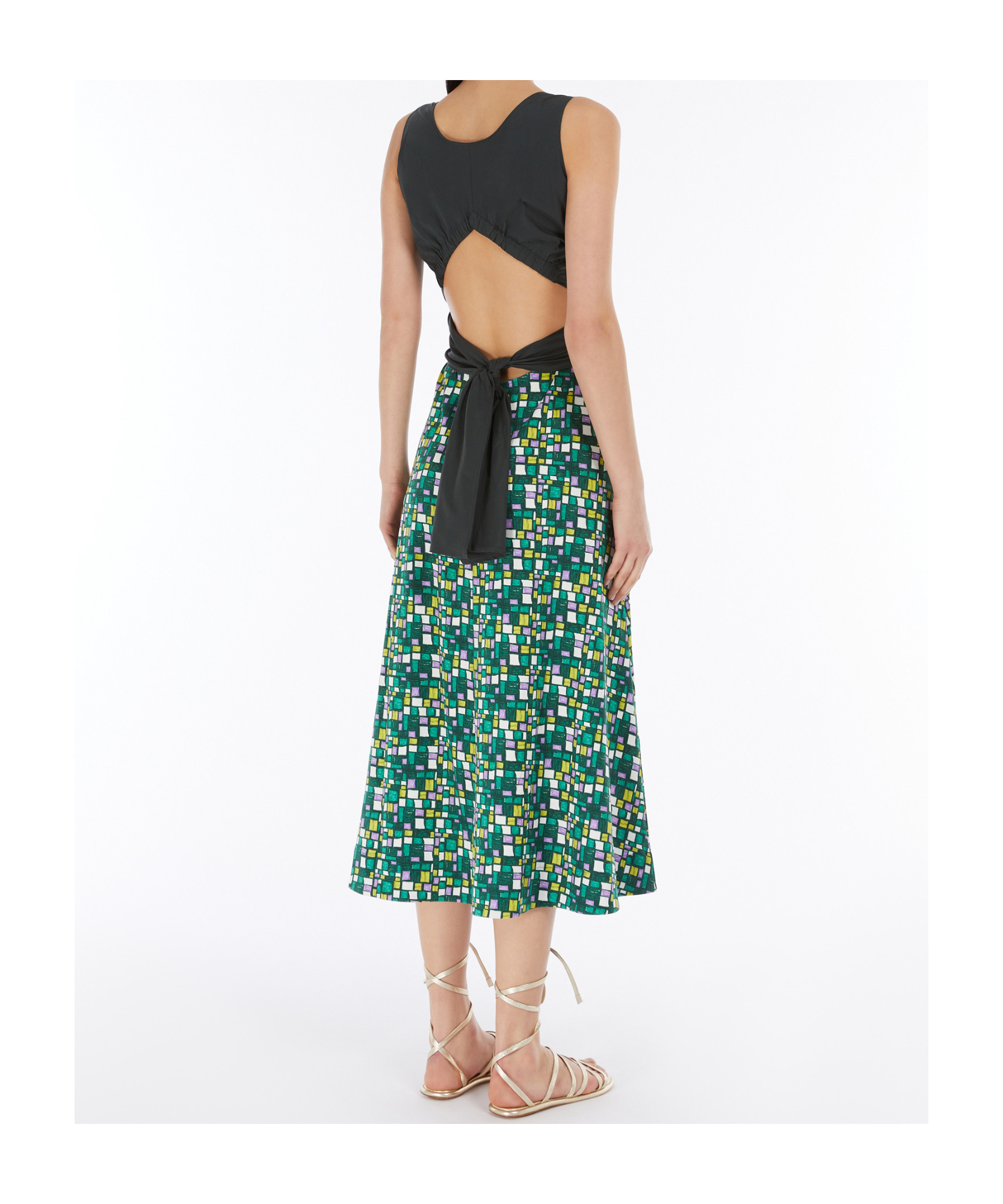 Weekend Max Mara Sleeveless Dress In Green