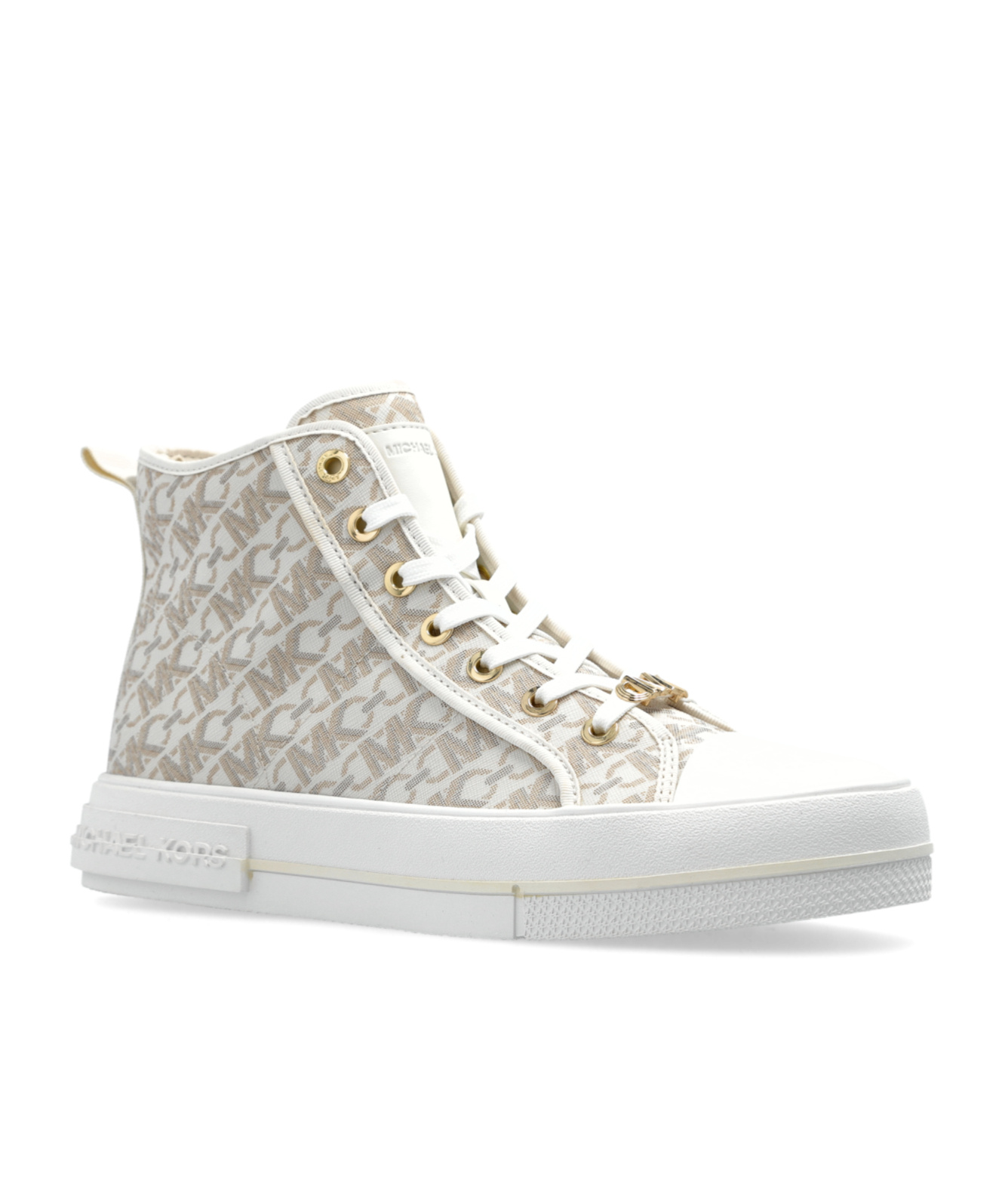 Michael Michael Kors Lace-up High-top Casual Shoes In Gray