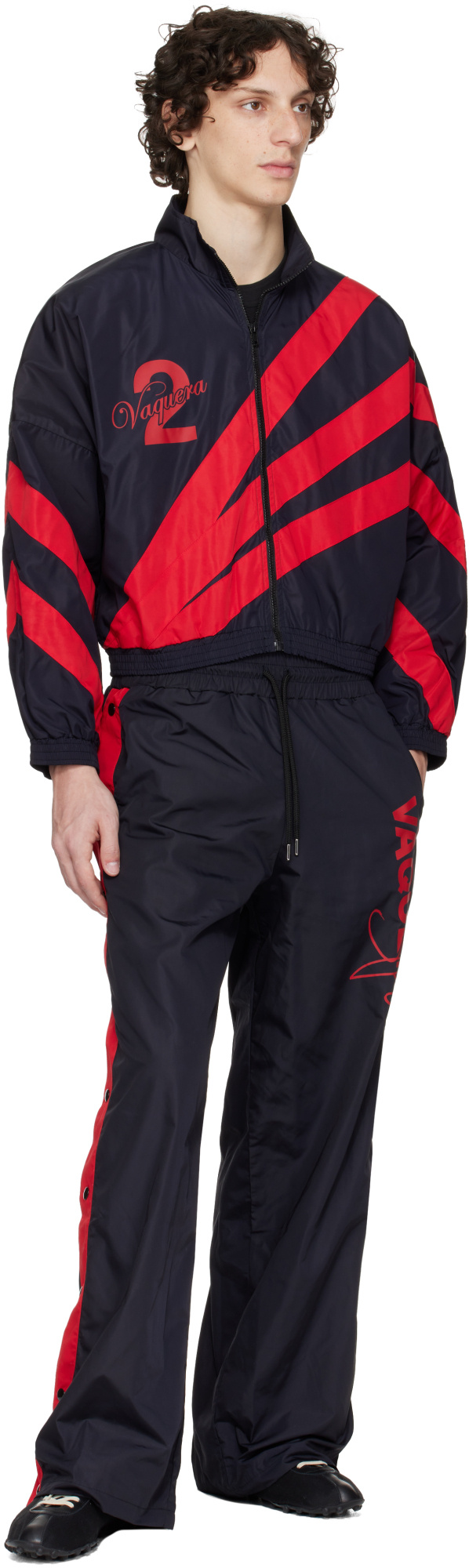 Vaquera Snap Sweatpants In Black