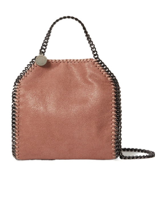 Stella Mccartney Falabella Tiny Tote Bag In Brown