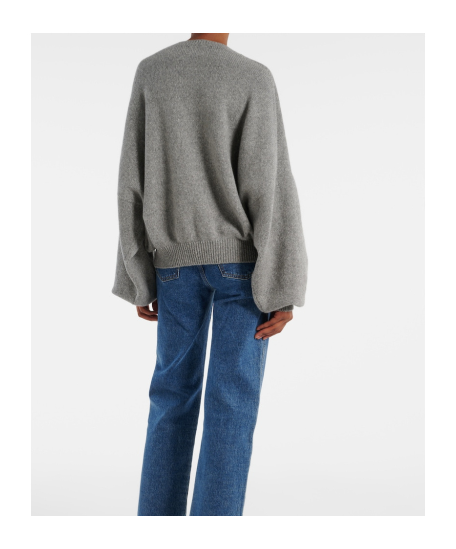Khaite Margaux Cashmere Sweater In Gray