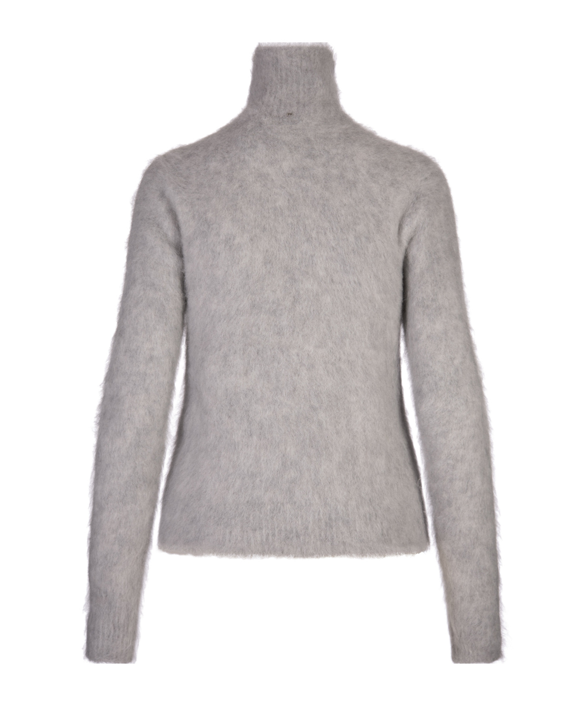 Sportmax Turtleneck Knitted Jumper In Gray