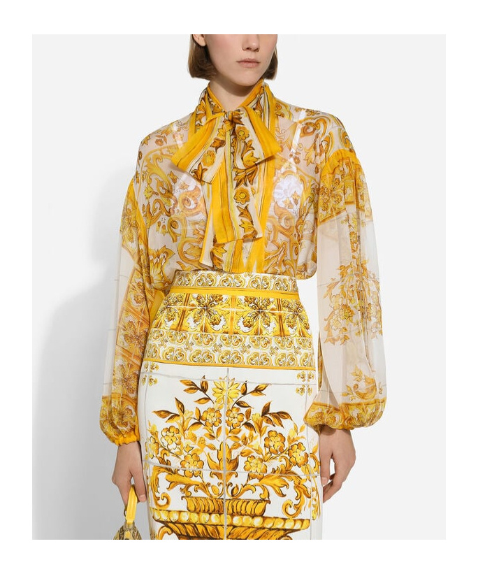 Dolce & Gabbana Camisa - Amarillo In Nude