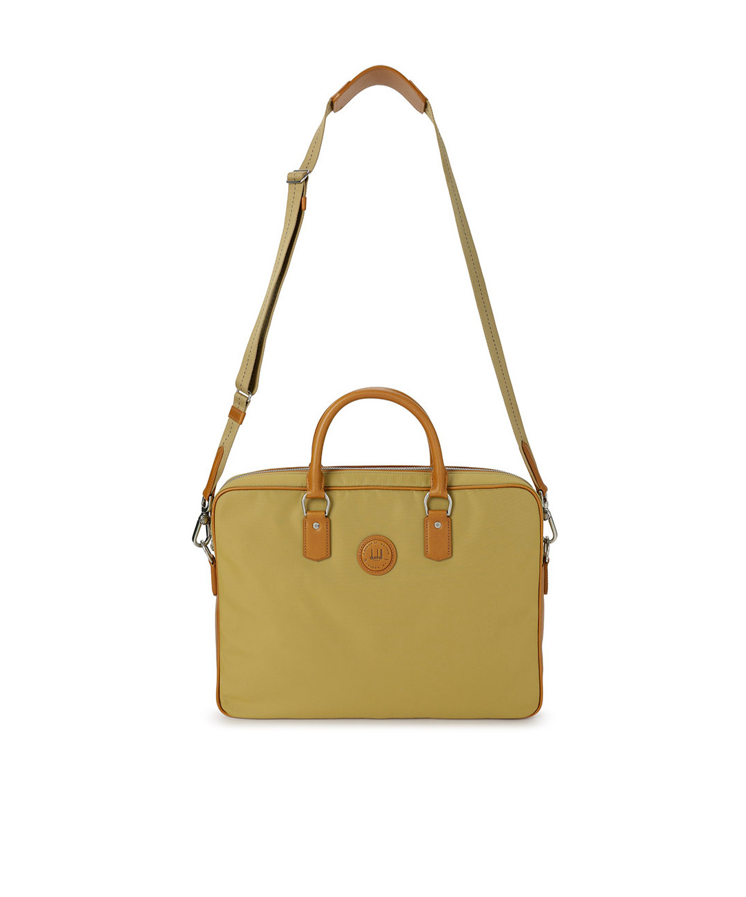 Dunhill Logo Briefcase In Green