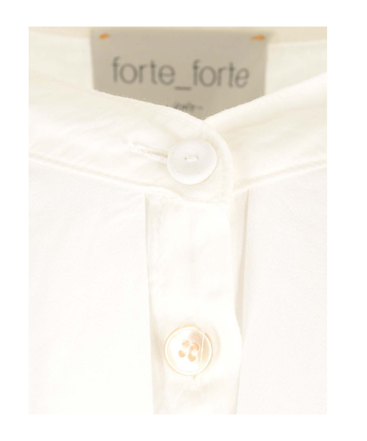 Forte Forte Voile Bohemian-style Shirt In White