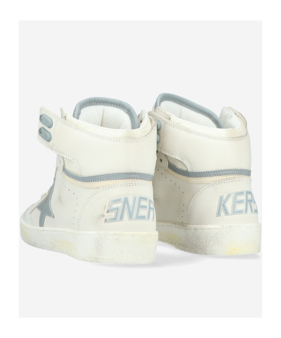 Golden Goose Lace-up High-top Casual Shoes In White