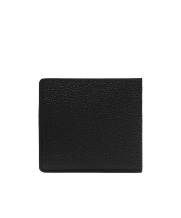 Brioni Bi-fold Leather Wallet In Black