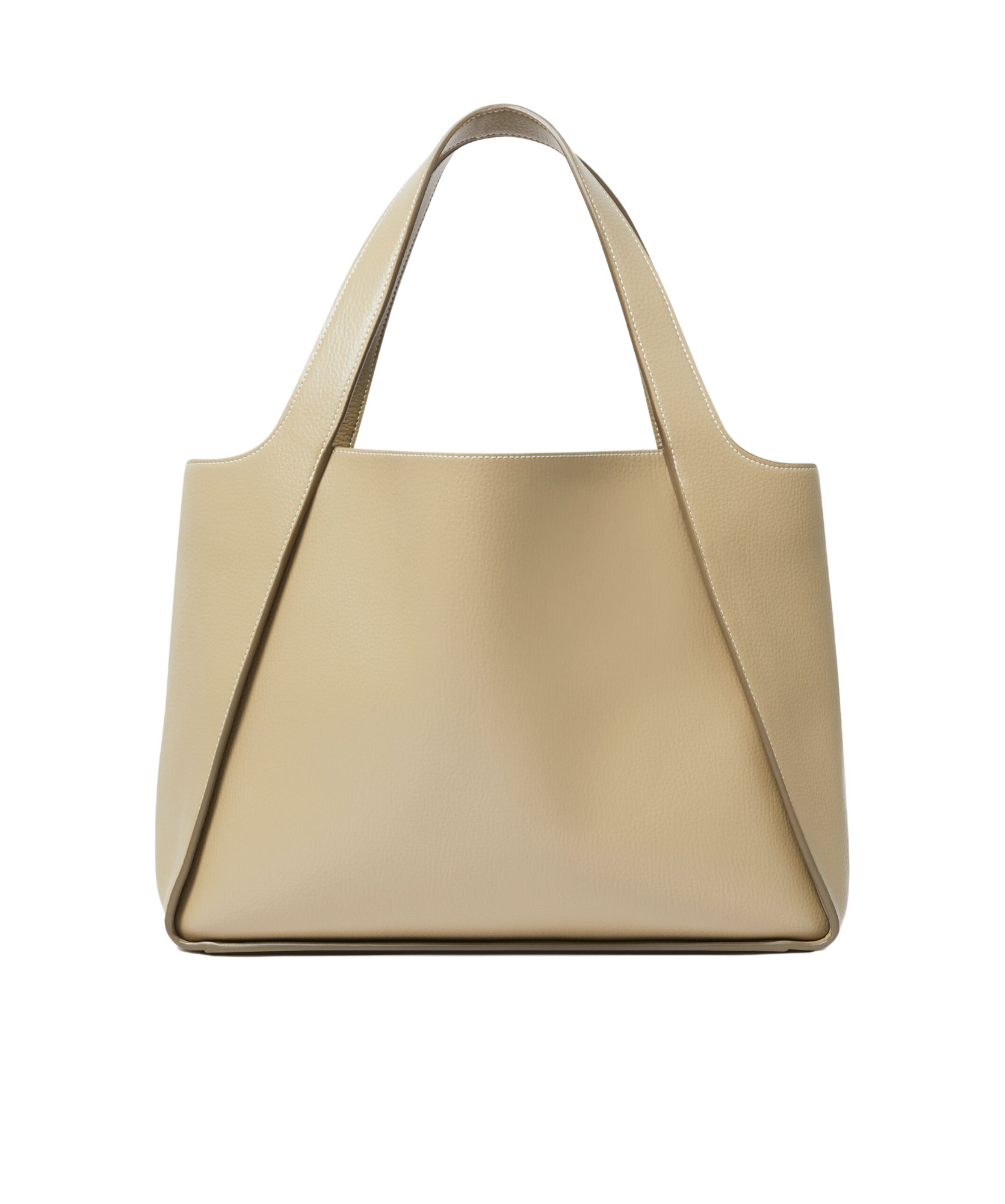 Stella Mccartney Logo Large Tote Bag In Nude
