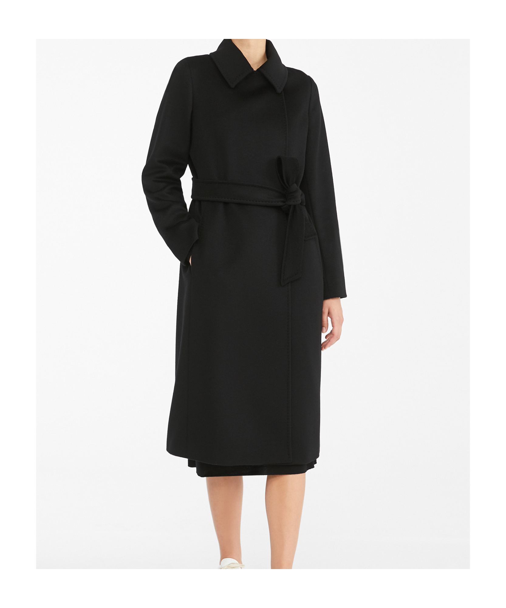 Max Mara Long-sleeved Wool Coat