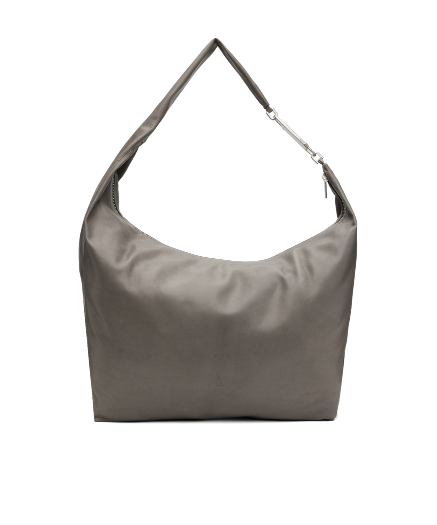 Rick Owens Zipper Shoulder Bag In Gray