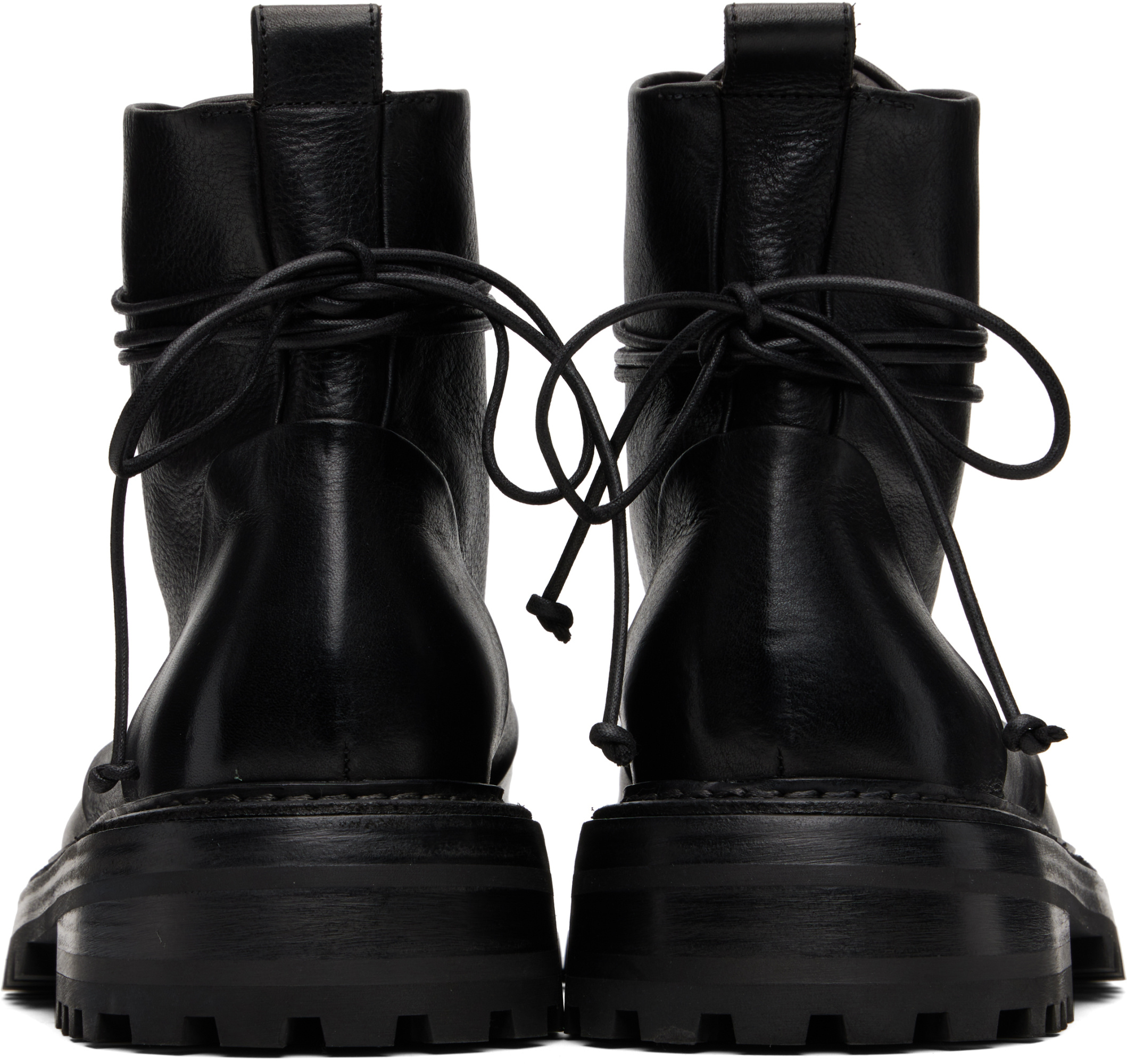 Marsèll Combat Ankle Boots In Black