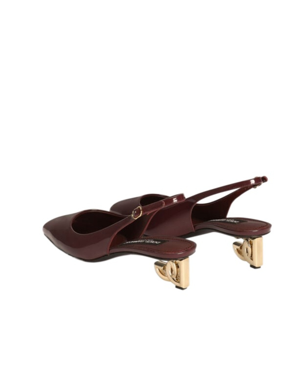Dolce & Gabbana Pumps Jackie New With Rear Strap In Brown