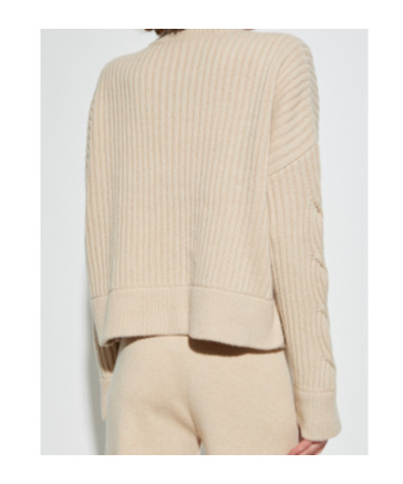 Max Mara Afelio Ribbed And Cable-knit Wool And Cashmere-blend Cardigan In Brown