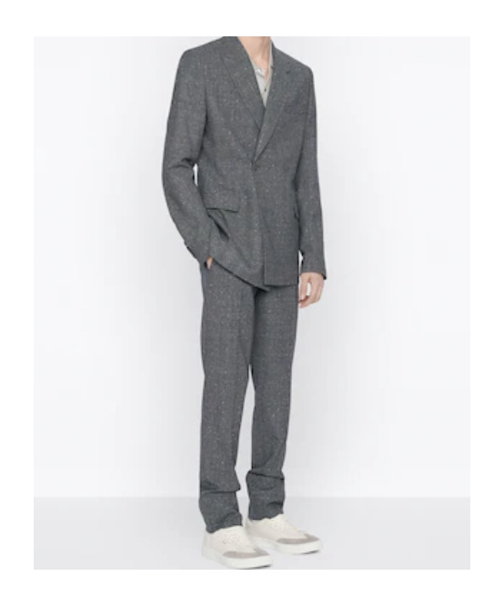 Dior Double-breasted Blazer In Black