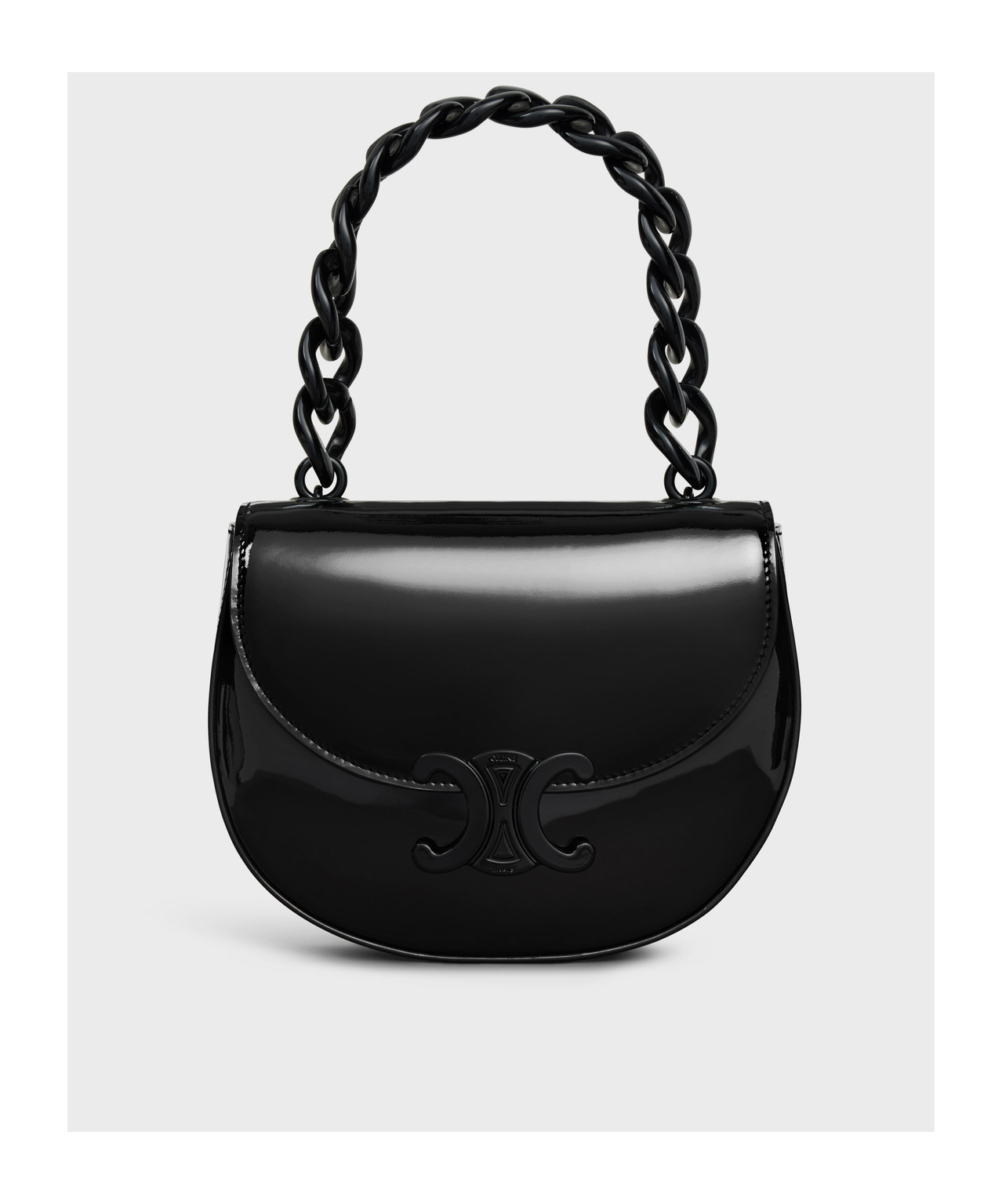 CELINE SMALL BESACE MARLEY IN PATENT CALFSKIN