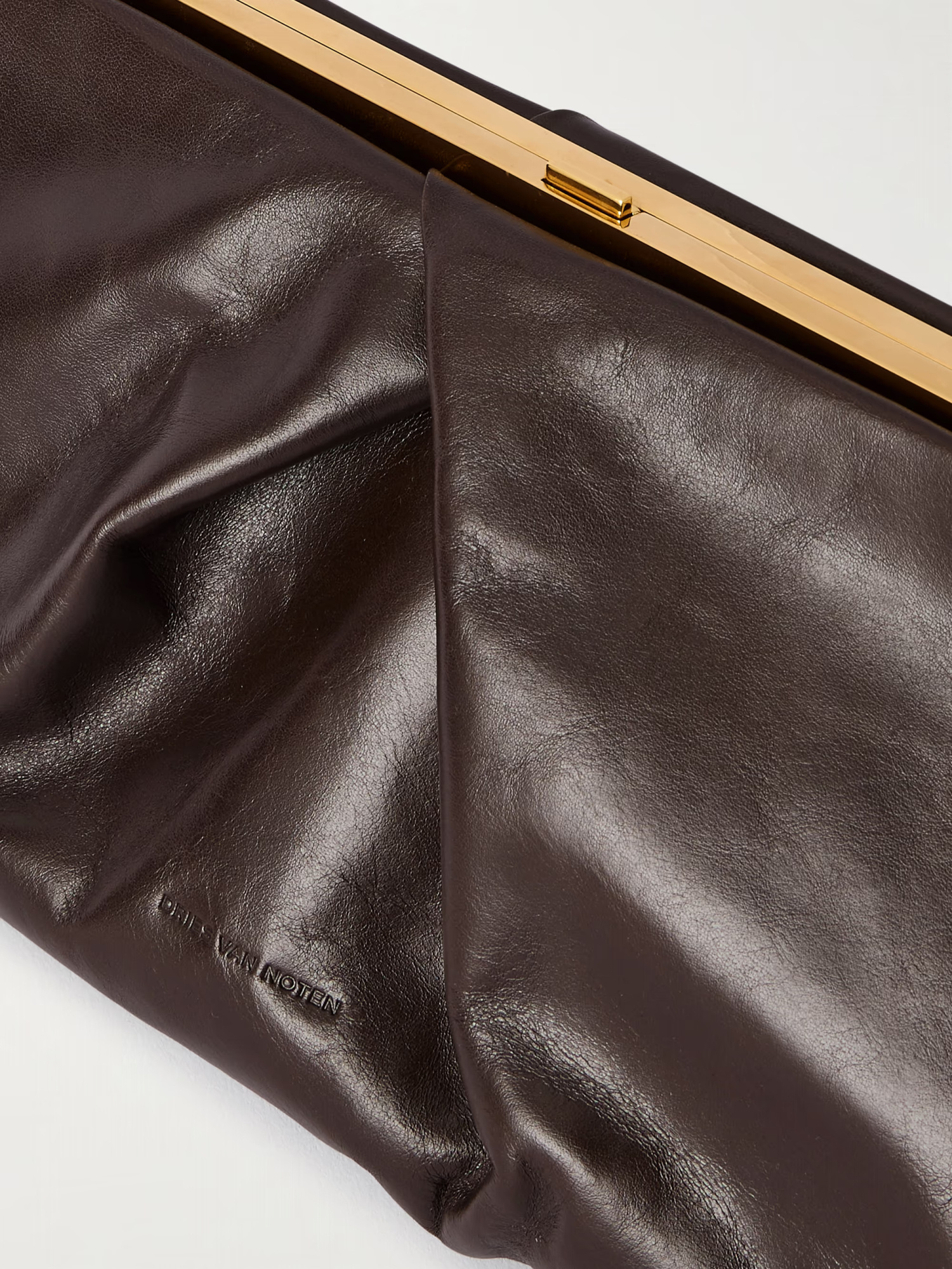 Dries Van Noten Logo Shoulder Bag In Black