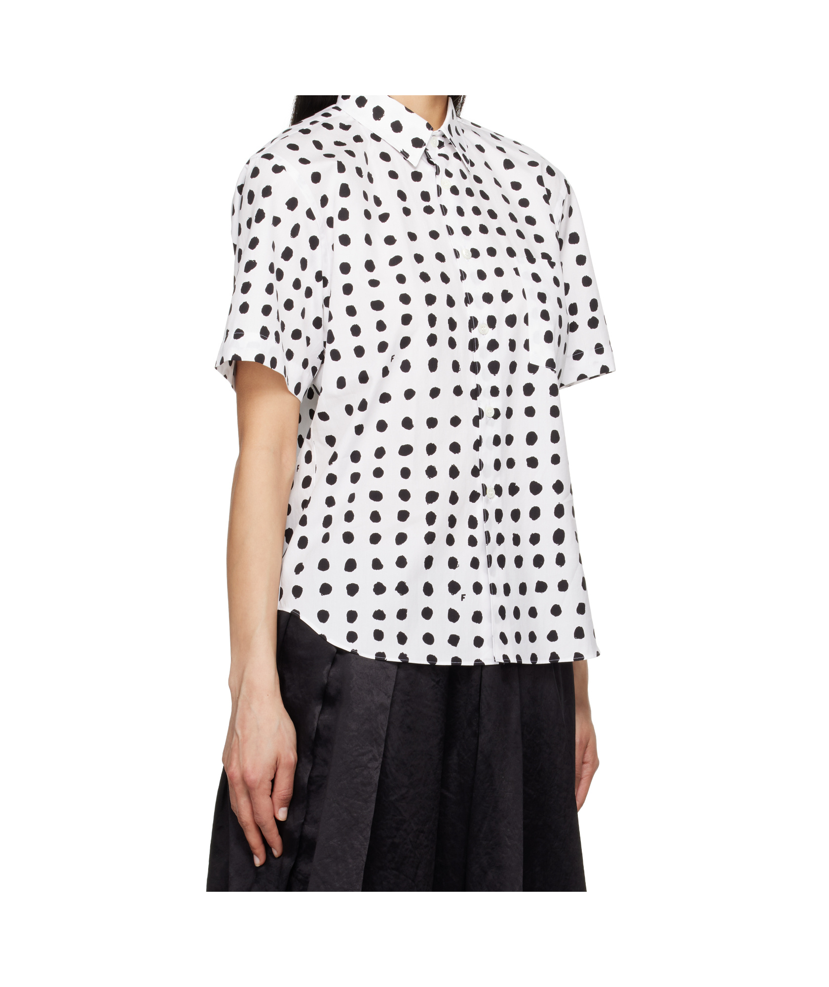 COMME DES GARÇONS WHITE SHORT SLEEVE SHIRT 