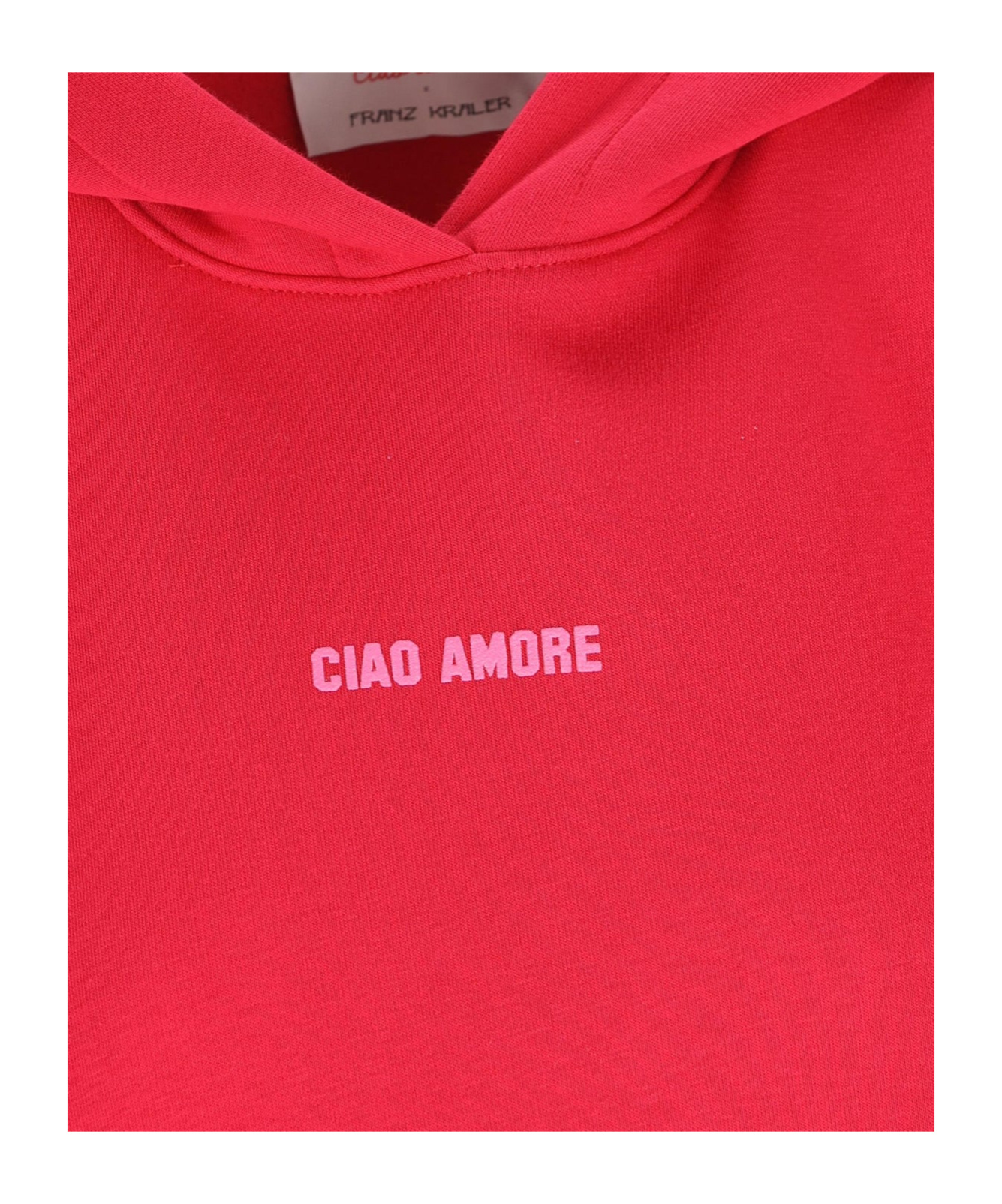 Giada Benincasa Ciao Amore X Franz Kraler Hoodie In Red
