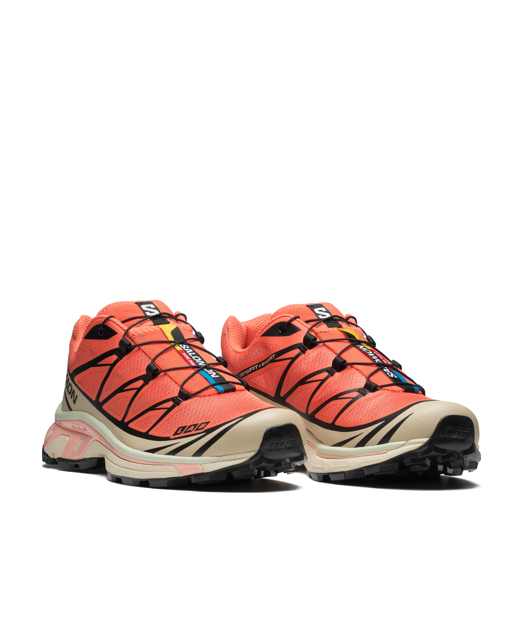 Salomon Low Top Sneakers With Mesh Upper And Rubber Outsole In Multicolor