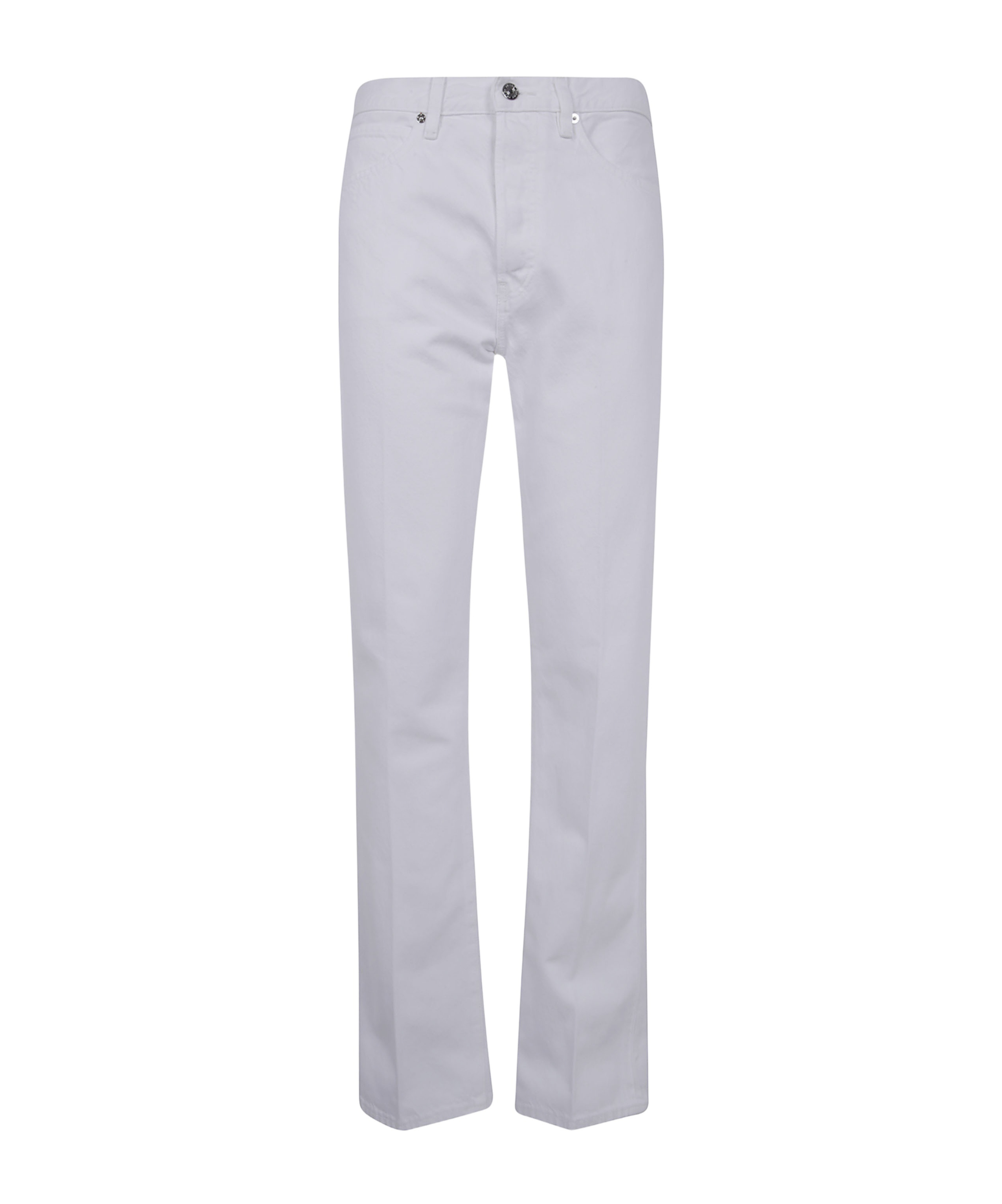 Frame High-waisted Straight-leg Jeans In Blue