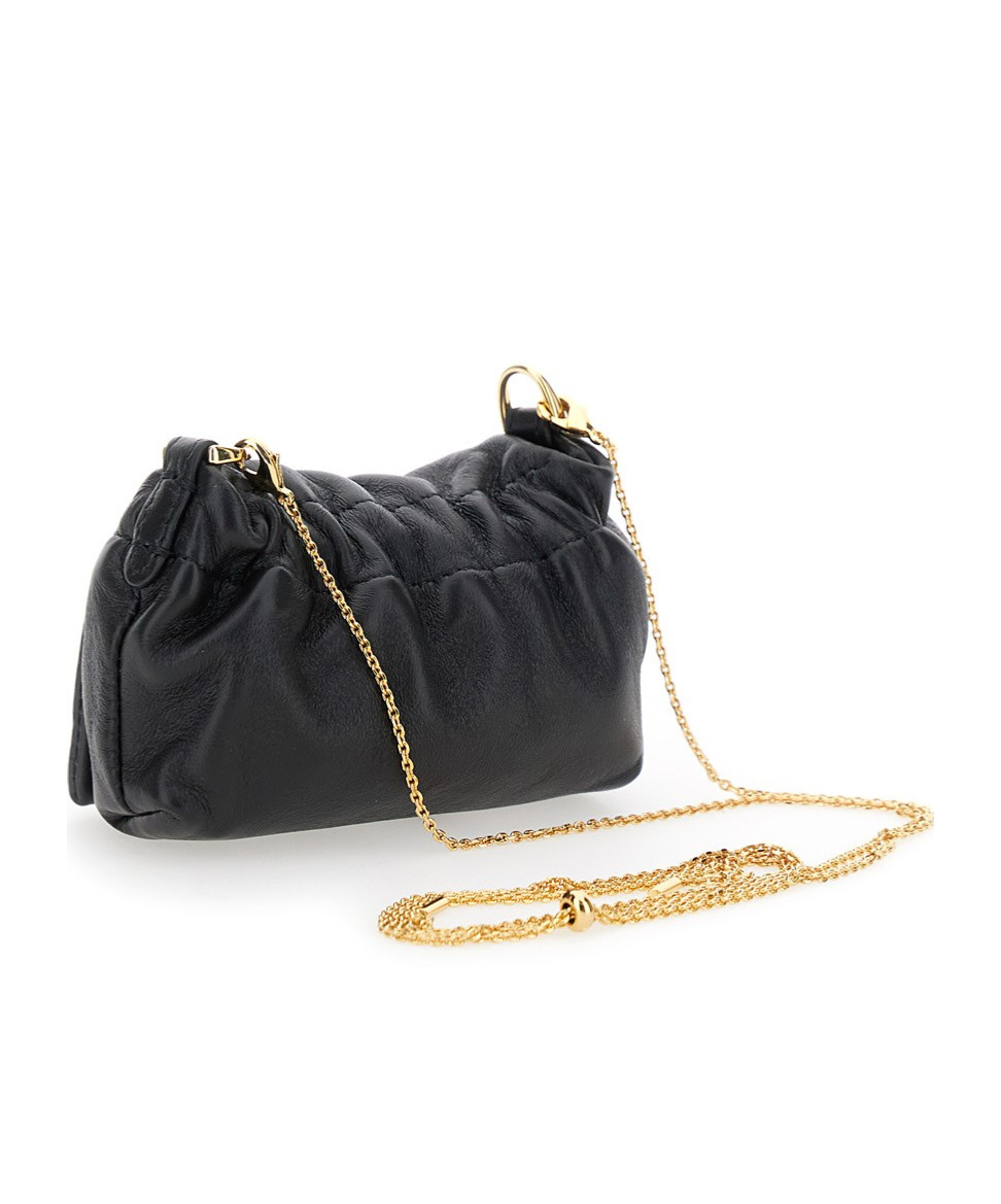 Fendi Chain Shoulder Bag In Black