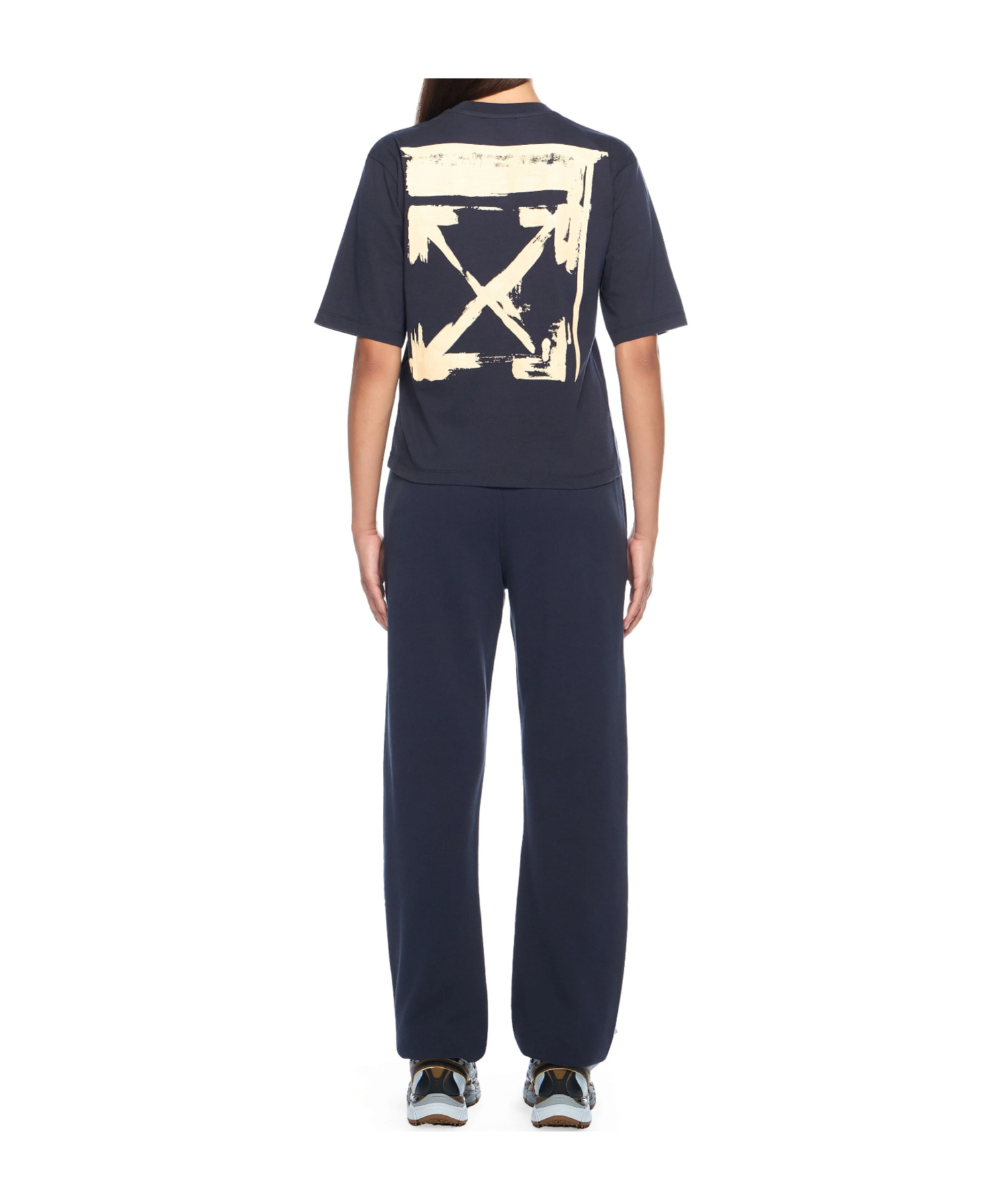 Off-white Ink Arrow Boxy T-shirt In Blue