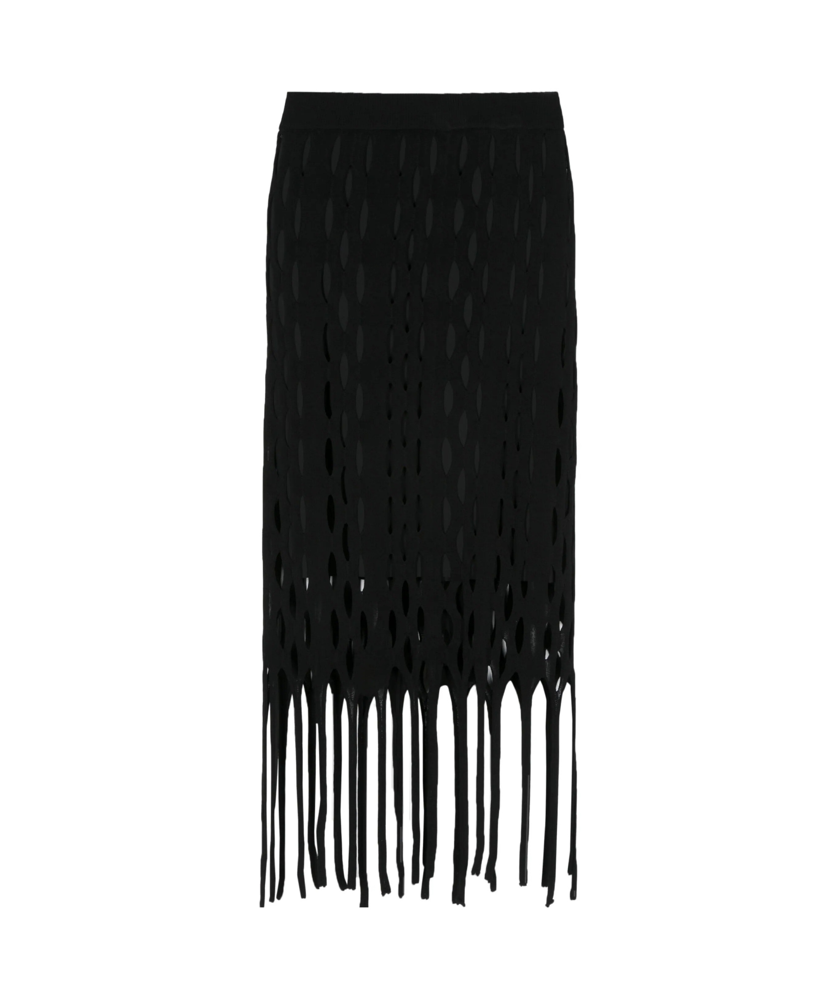 PINKO CUT-OUT KNITTED SKIRT