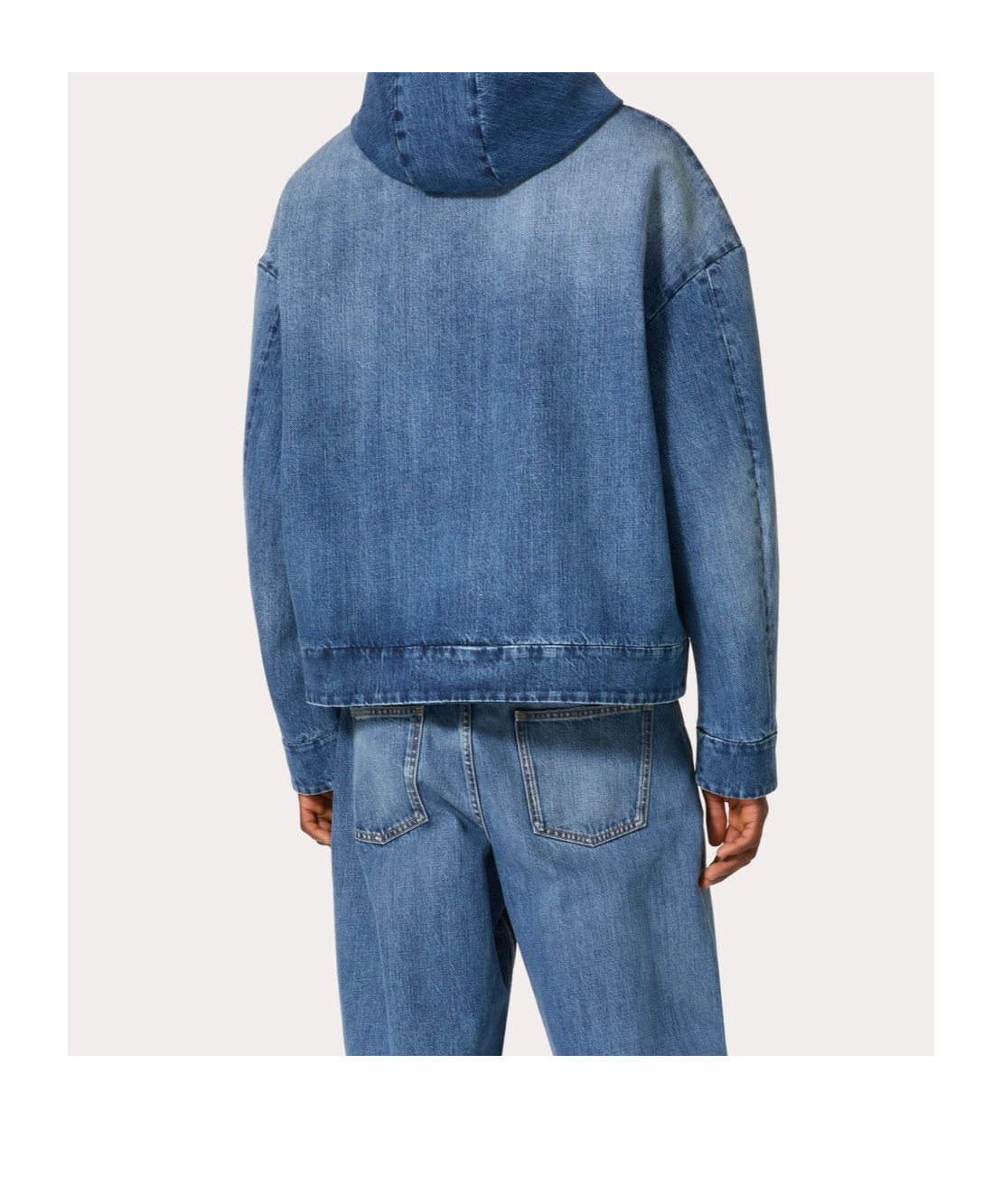 Valentino Garavani Denim Jacket In Blue