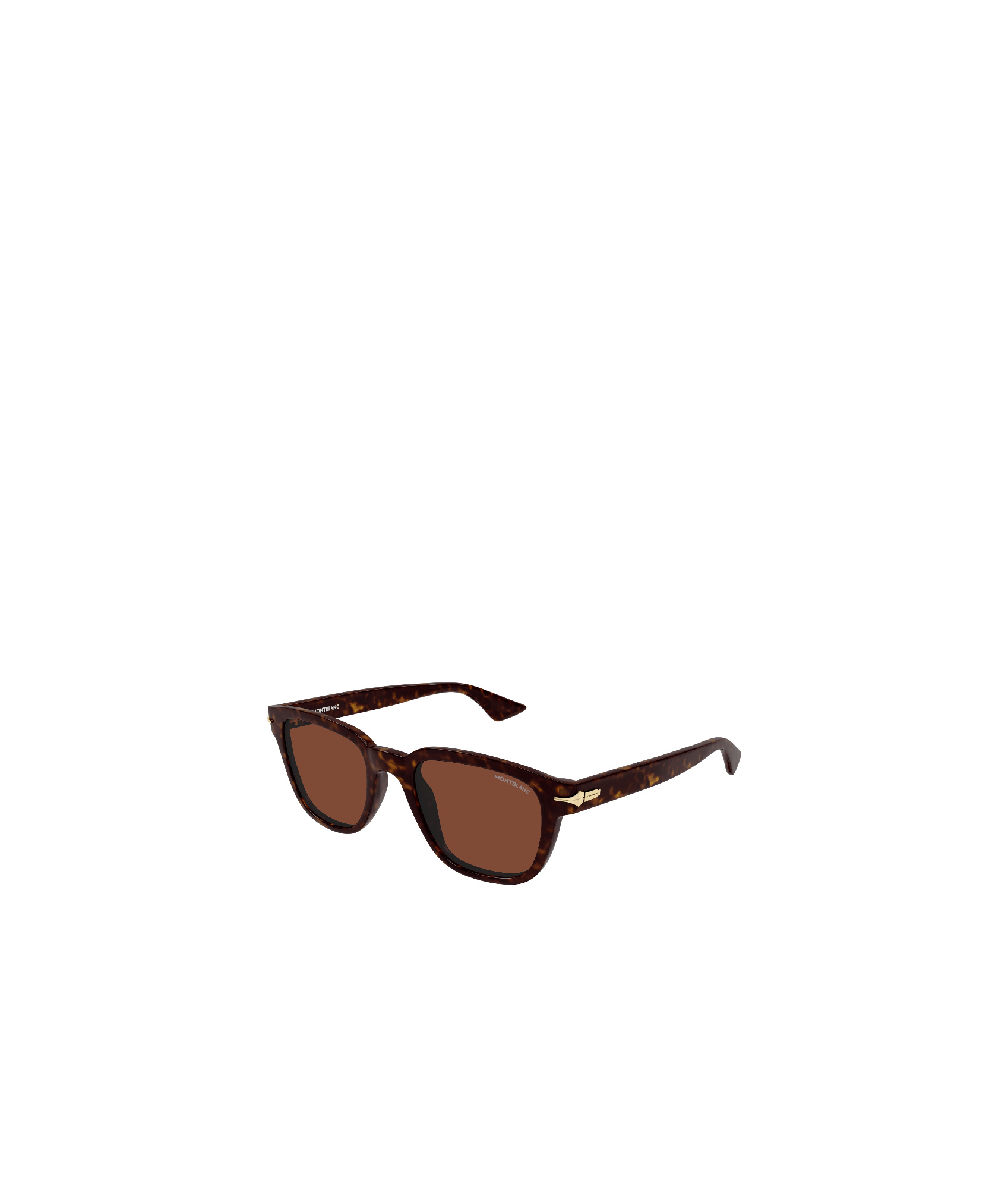 Montblanc Eyewear Square Frame Sunglasses In Black