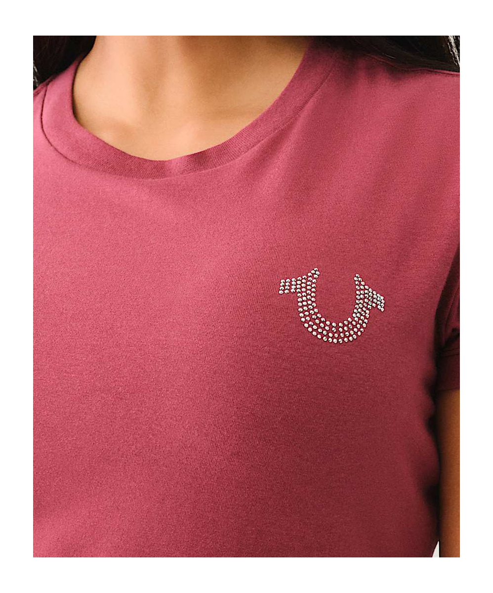 TRUE RELIGION CRYSTAL WORLD TOUR BABY TEE 