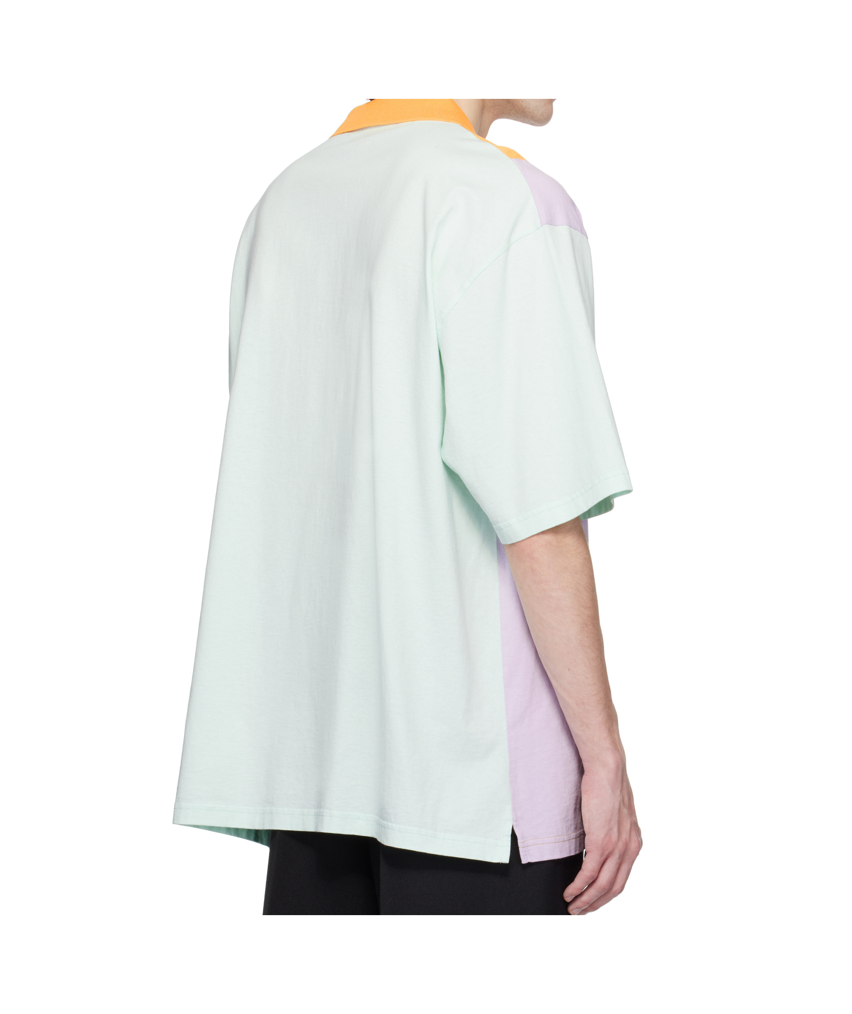 Martine Rose Multiolor Oversized Panelled Polo In Multi-color