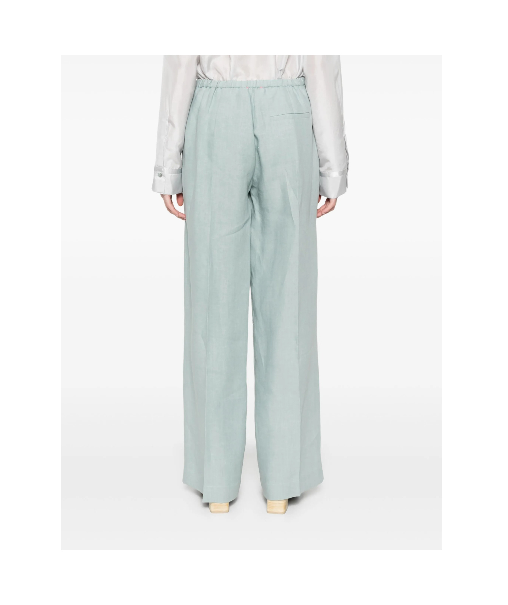 Shop Forte Forte Linen Darted Trousers