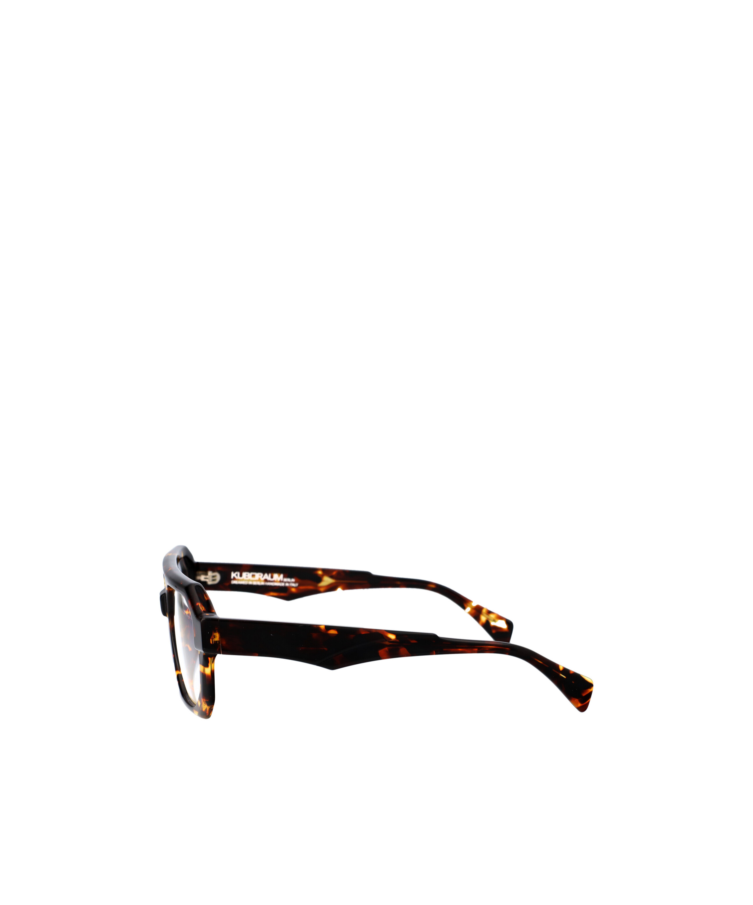 Kuboraum Full Frame Plain Mirror In Tor Tortoise