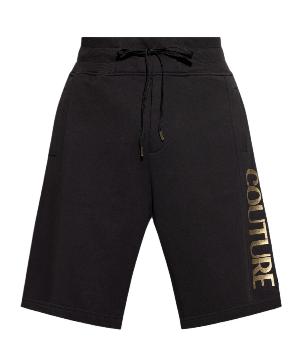 Versace Jeans Elastic Waist Shorts In Black