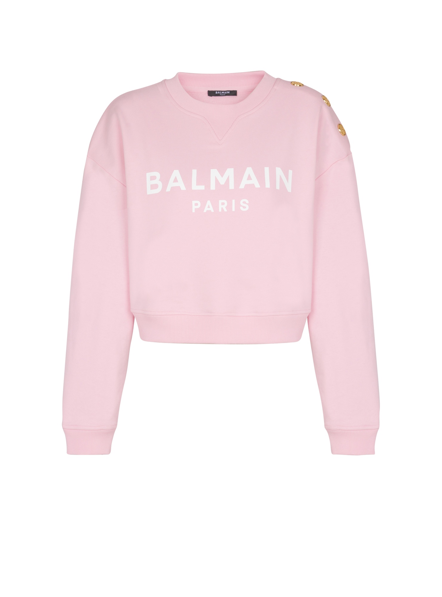 Shop Balmain Printed Paris Sweatshirt