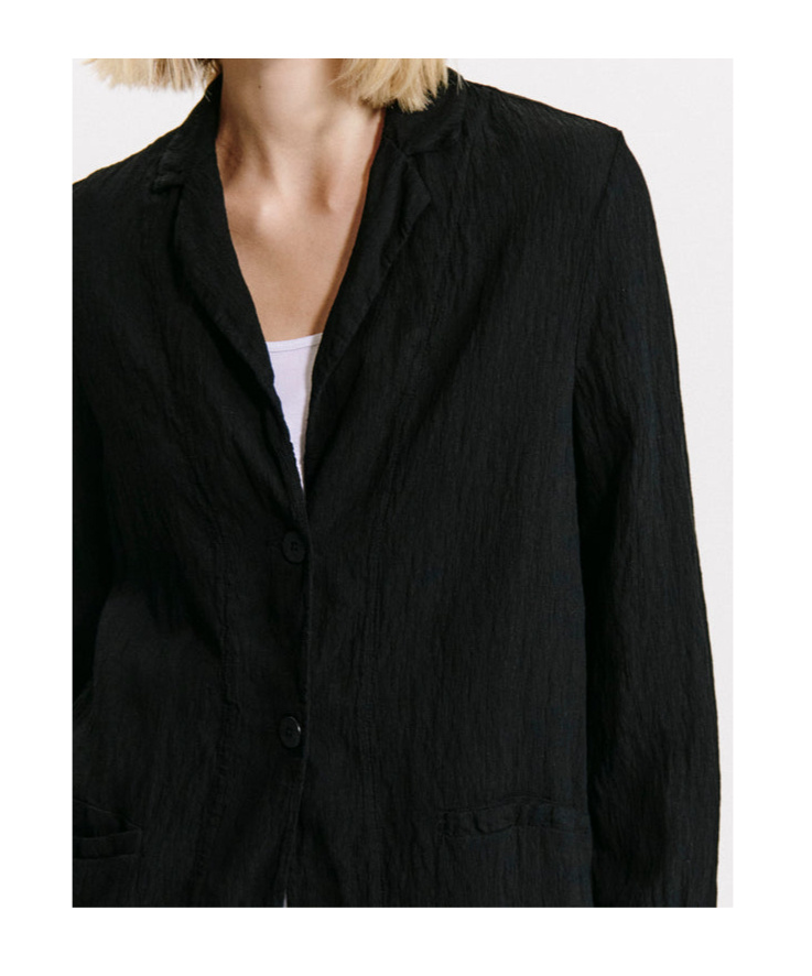 Transit Single-breasted Blazer In Black