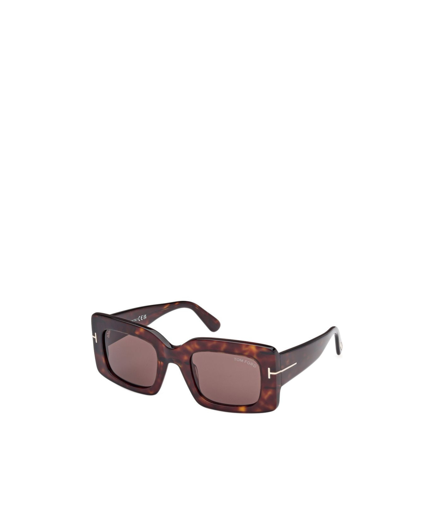 Tom Ford Eyewear Brigitta Rectangle Frame Sunglasses In Brown