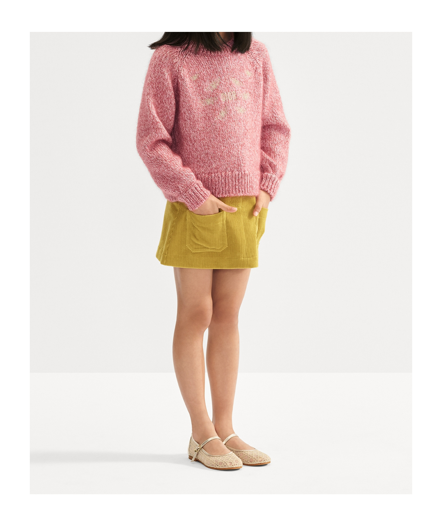 Dior A-line Skirt In Yellow